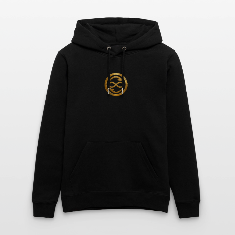 Unisex Bio-Hoodie ANIMA AETERNA - Schwarz