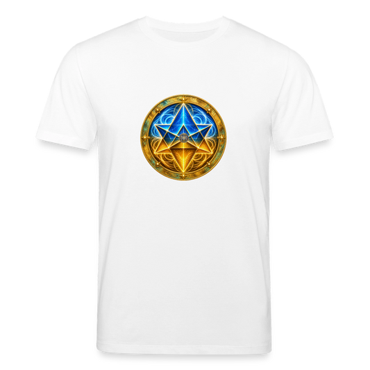 Unisex Bio-T-Shirt MER KA BA AUFSTIEGSCODE 888 - Weiß