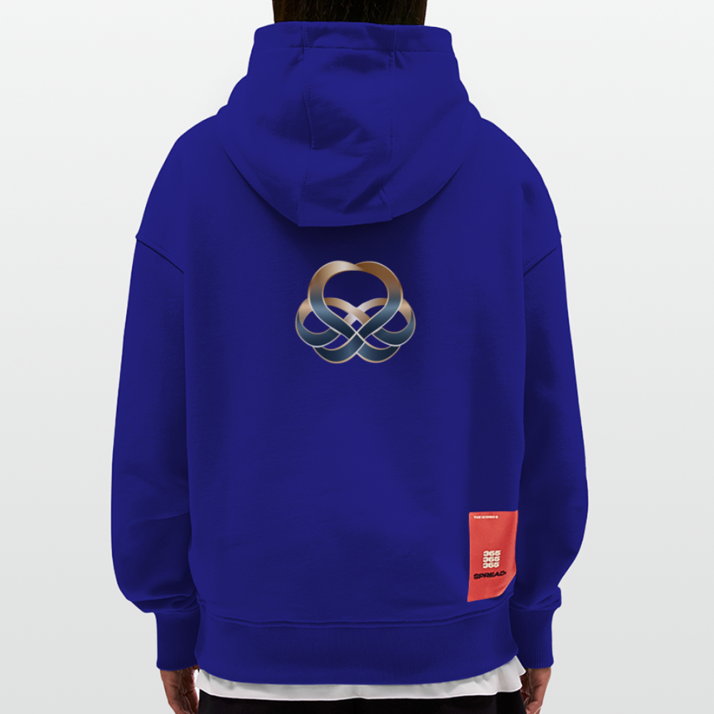 chiSign Heavyweight Oversized Organic Hoodie Made in EU - Iconic Blue