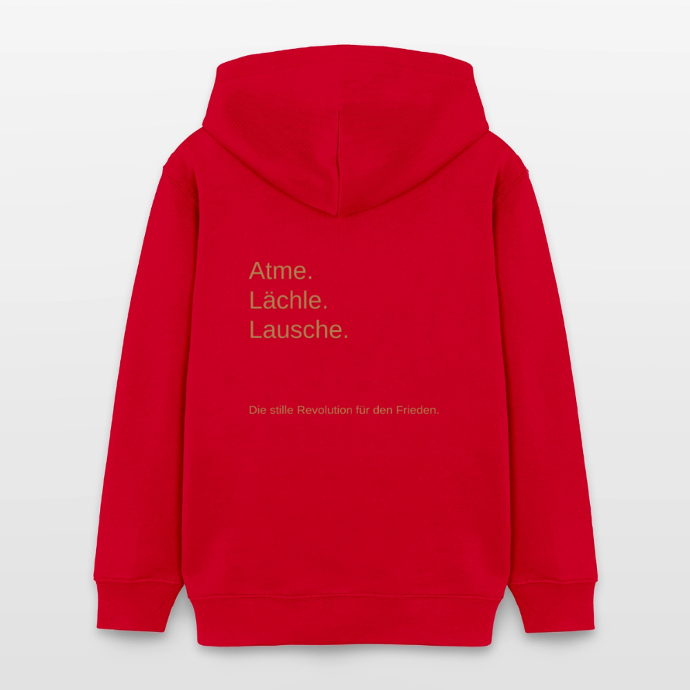 Teenager Organic Hoodie Mini Cruiser "Monade - Rot