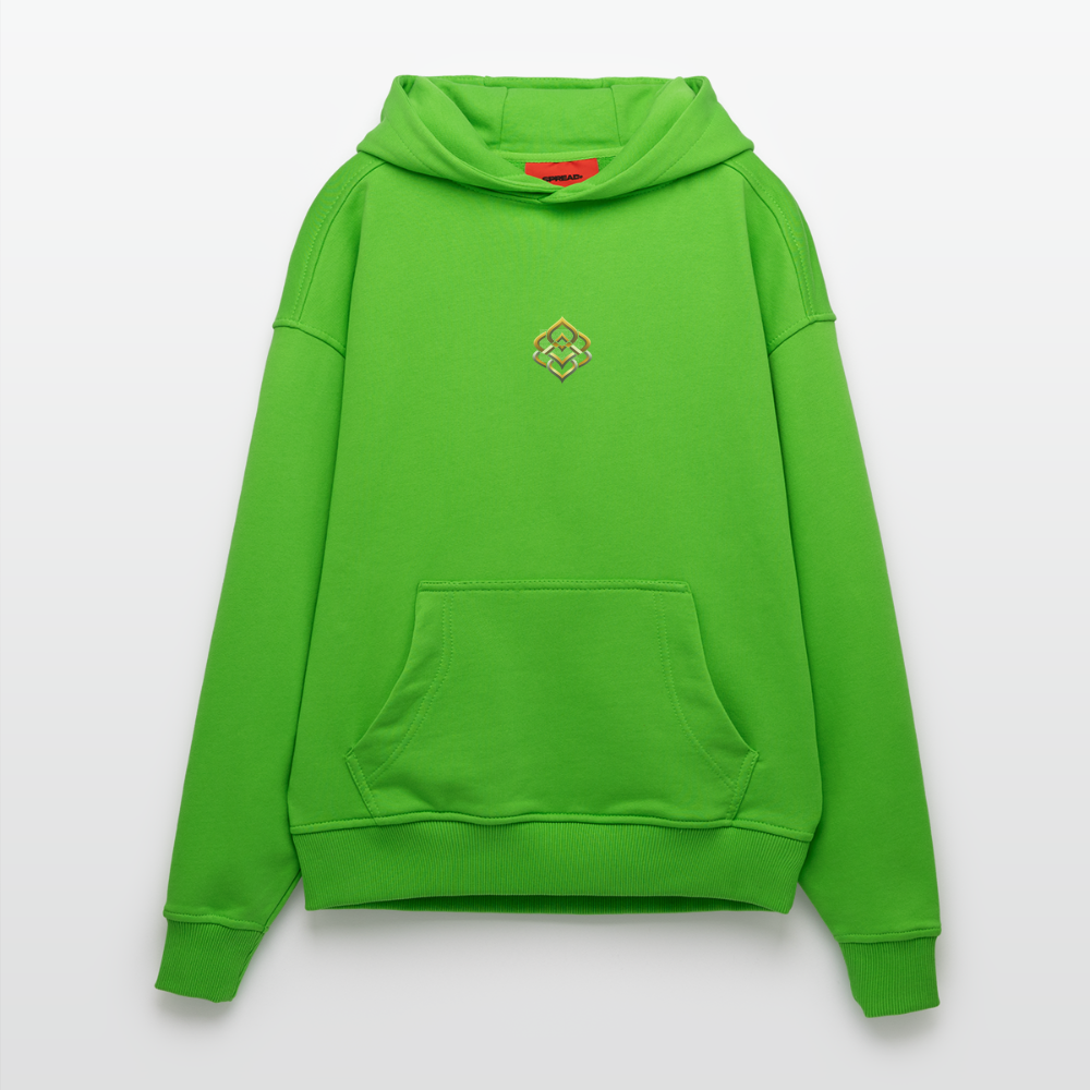 chiSign Heavyweight Oversized Organic Hoodie Made in EU - Apple Neon