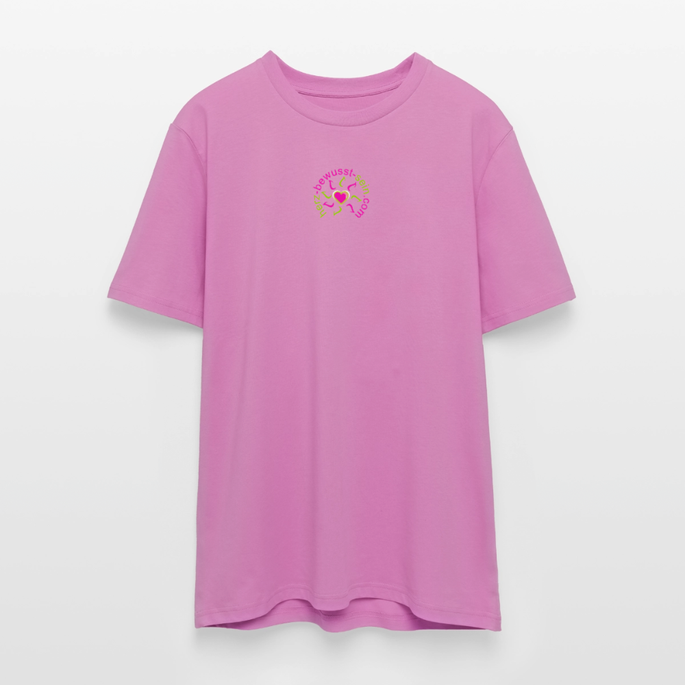 Unisex Bio-T-Shirt Herz-bewusst-sein - Pink