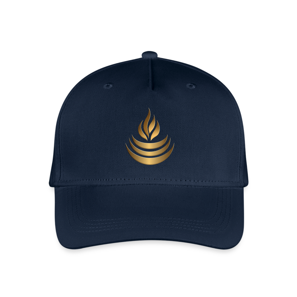 chiSign Quantenheilsymbol "Reichtum & Erfolg" Kinder Bio Basecap - Navy