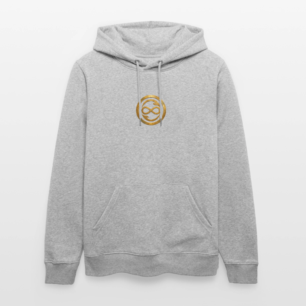 Unisex Bio-Hoodie ANIMA AETERNA - Grau meliert