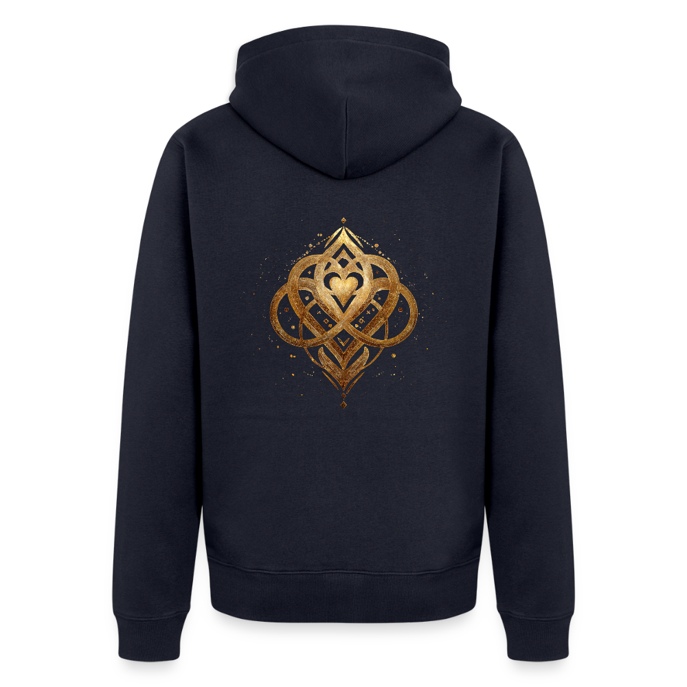 Männer Premium Kapuzenjacke „Agape“ - Navy