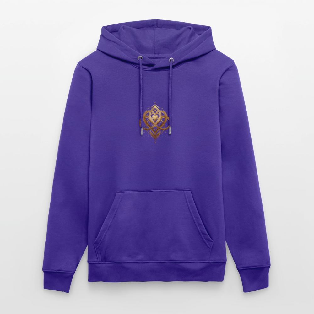 Unisex Bio-Hoodie "Agape" - Purple Love 