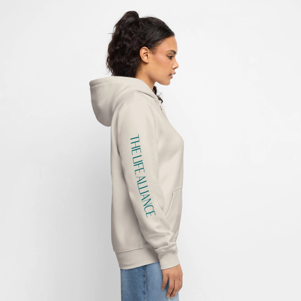 unisex Premium Kapuzenjacke THE LIFE ALLIANCE - Beige