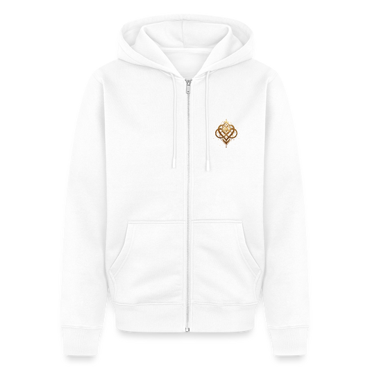 Männer Premium Kapuzenjacke „Agape“ - Weiß