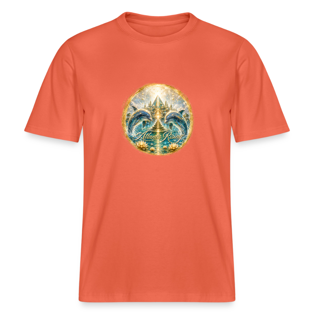 Unisex Organic T-Shirt Atlantis Rising - Hellrot