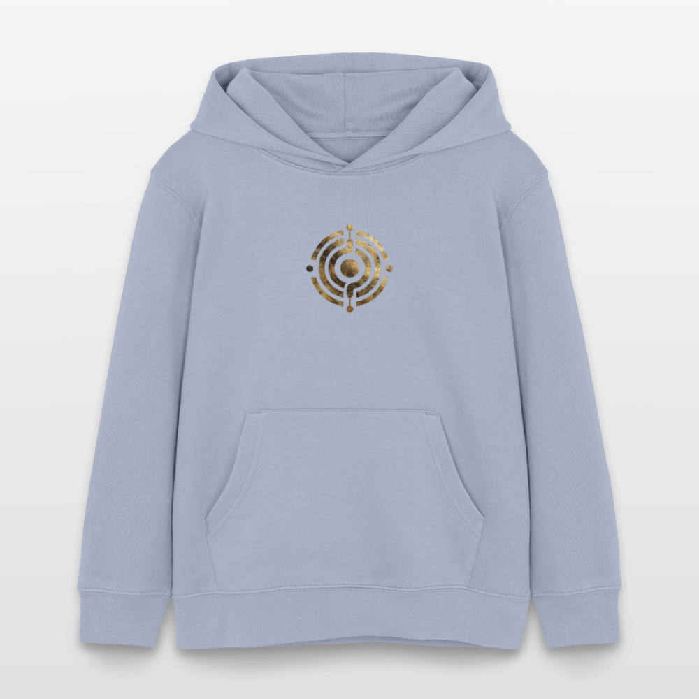 Kinder Organic Hoodie Mini Cruiser "Monade" - Lavendel-Violett