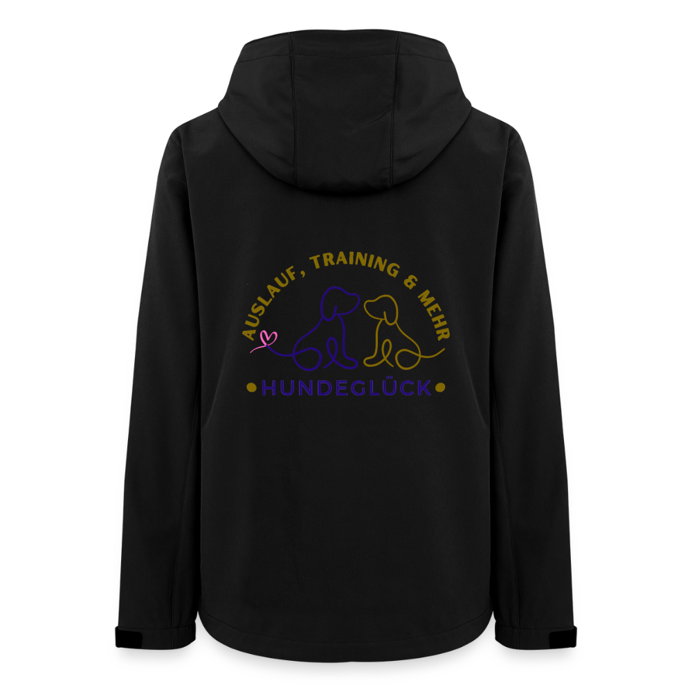 Hundeglück Frauen Recycelte Softshelljacke von Stanley/Stella - Schwarz