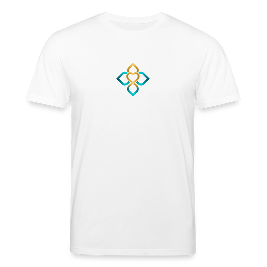 Unisex Bio-T-Shirt Frieden tragen im Herzen - Weiß
