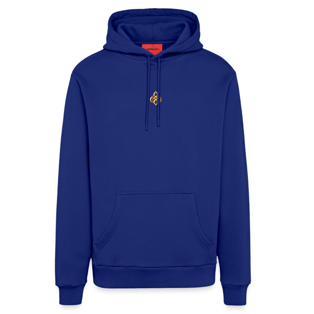 chiSign Quantenheilsymbol Zentrum und Ausgeglichenheit Organic Relaxed Hoodie Made in EU - Iconic Blue