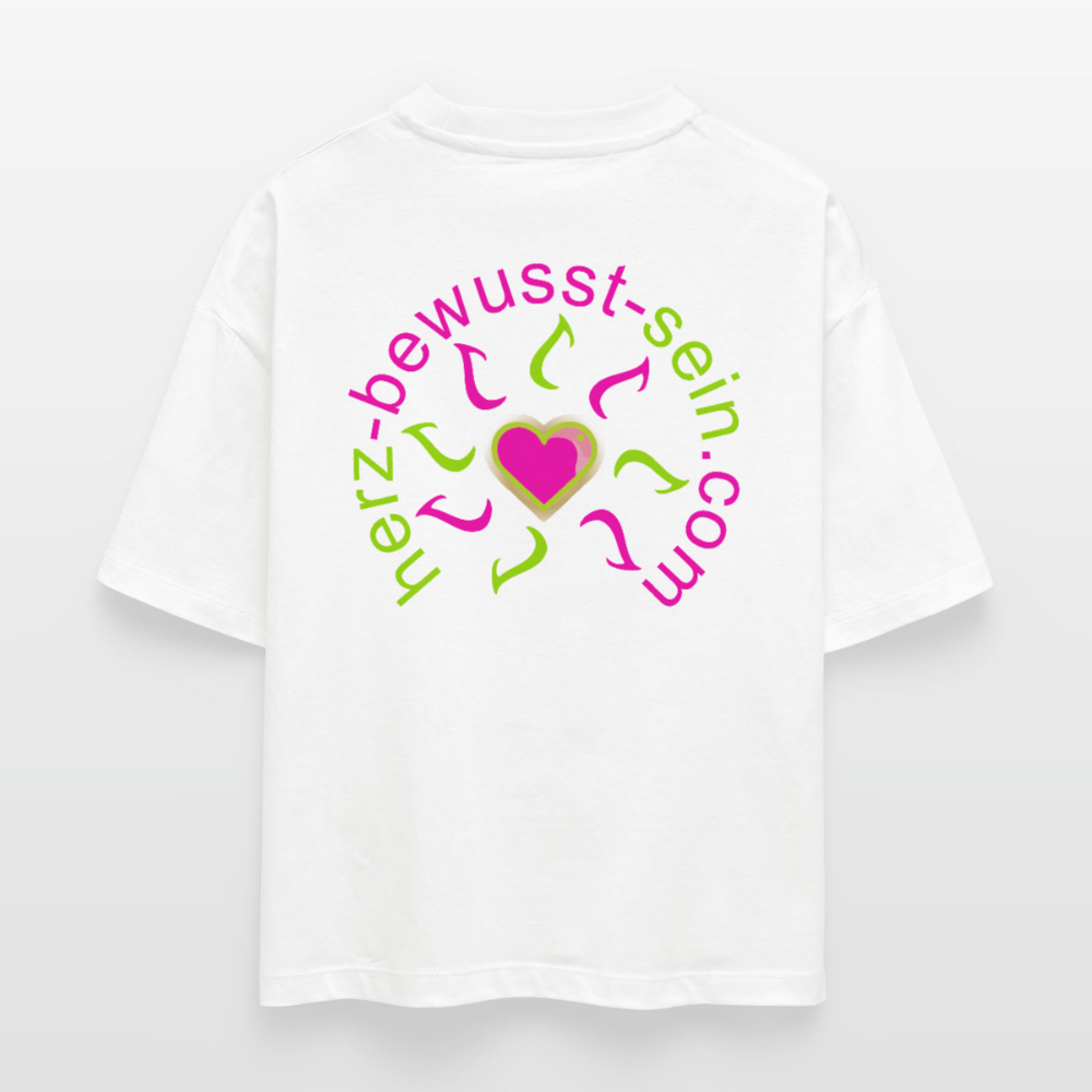 Frauen Bio-T-Shirt Nova Herz-Bewusst-Sein - Weiß