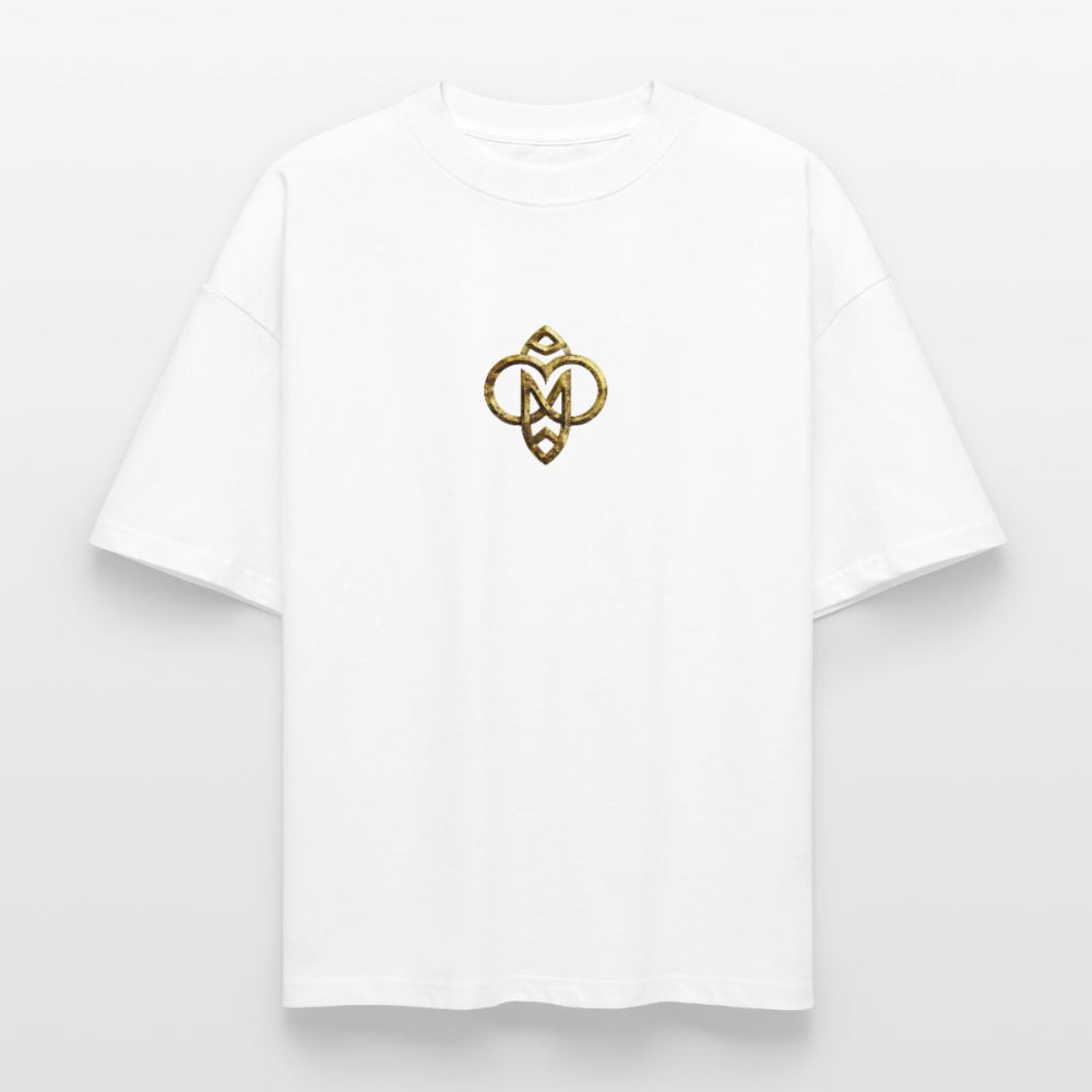 Heavyweight Unisex Bio T-Shirt "Höchste Monade" - Weiß