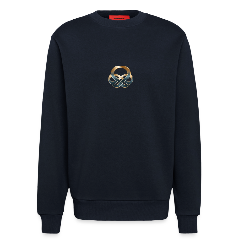 chiSign Organic Relaxed Crew Neck Made in EU - DARK NAVY