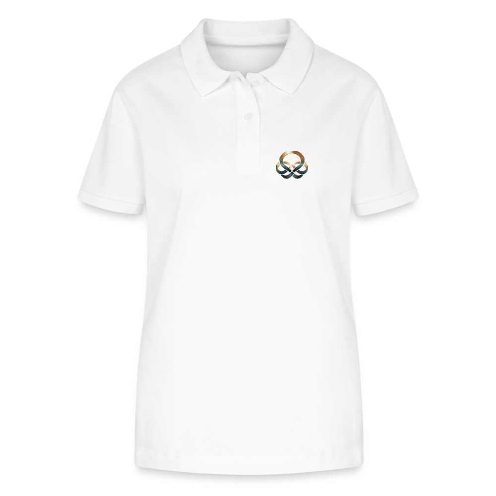 chiSign Stanley/Stella Frauen Bio-Poloshirt ELLISER - Weiß