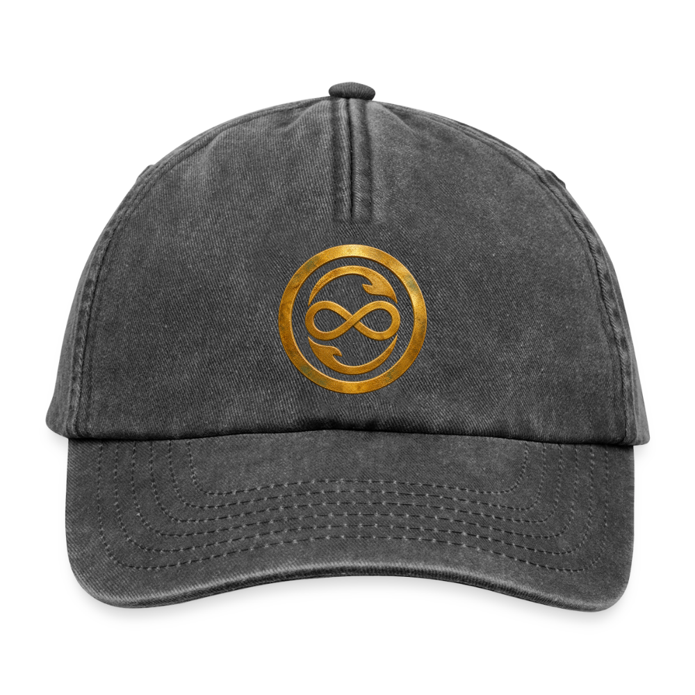 Relaxed Vintage Cap ANIMA AETERNA - Vintage Schwarz