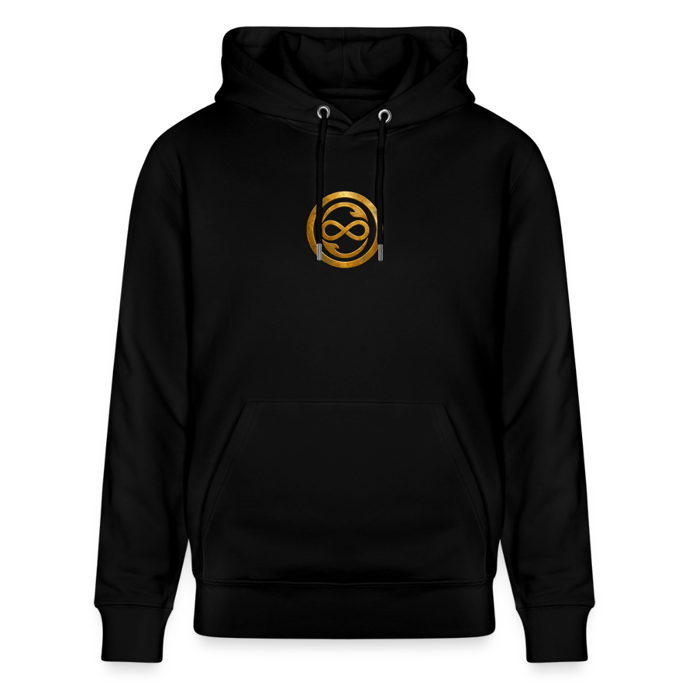 Unisex Bio-Hoodie ANIMA AETERNA - Schwarz