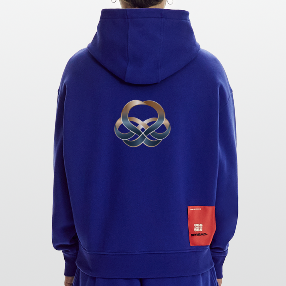 chiSign Heavyweight Oversized Organic Hoodie Made in EU - Iconic Blue