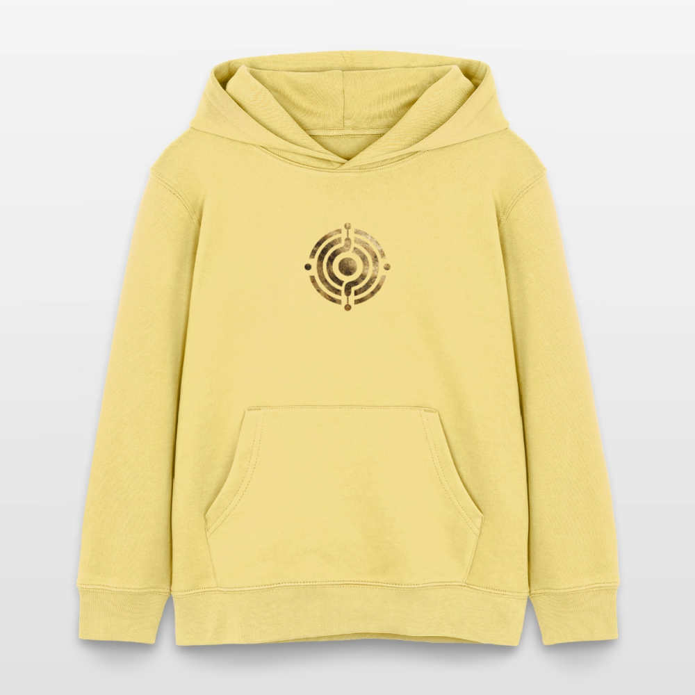 Kinder Organic Hoodie Mini Cruiser "Monade" - Gelb Viva 