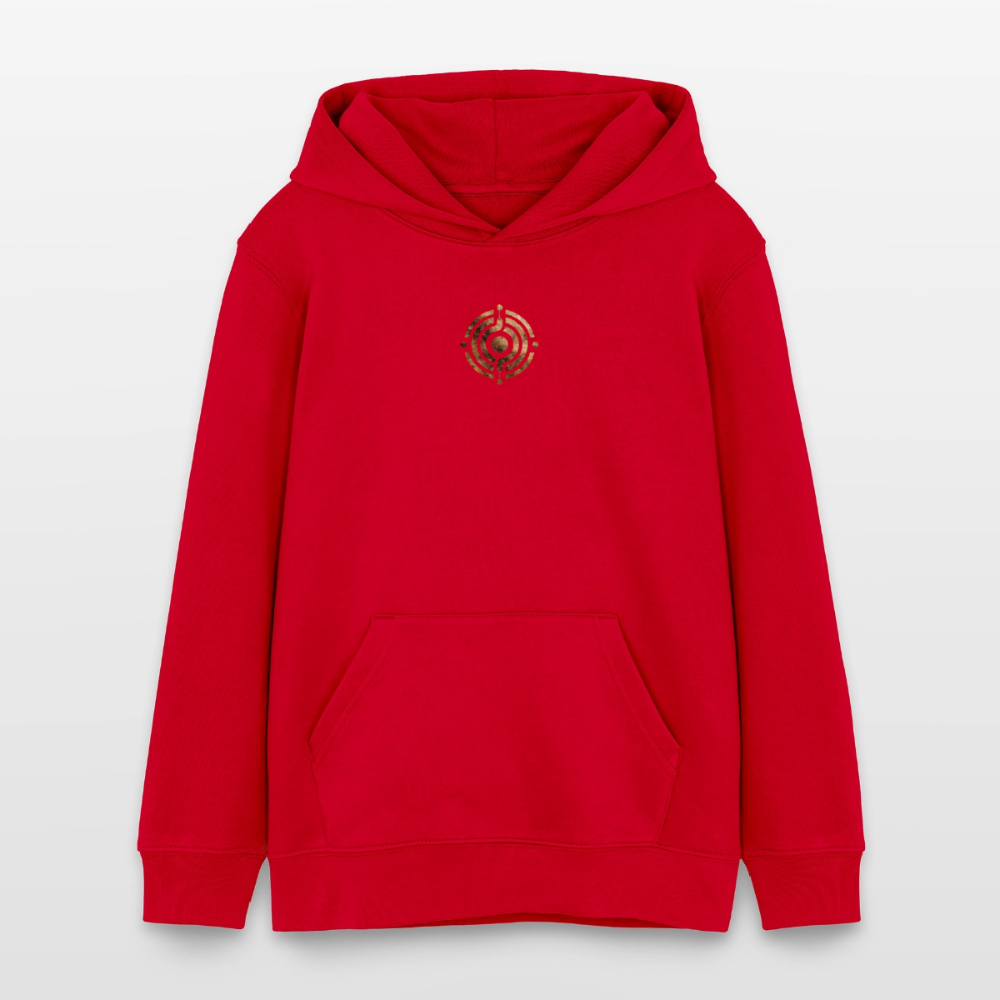 Teenager Organic Hoodie Mini Cruiser "Monade - Rot