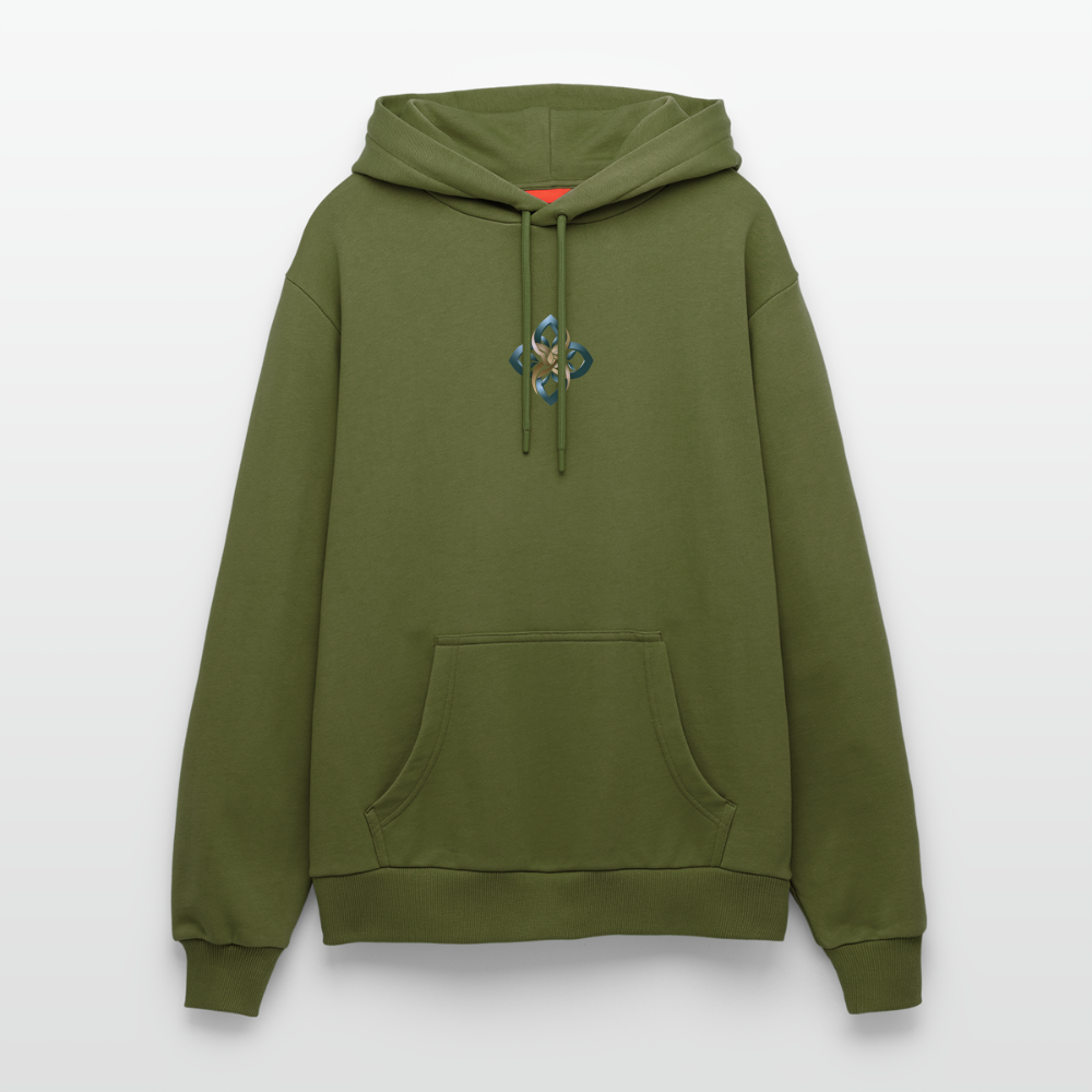 chiSign Organic Relaxed Hoodie Made in EU - MOSS GREEN