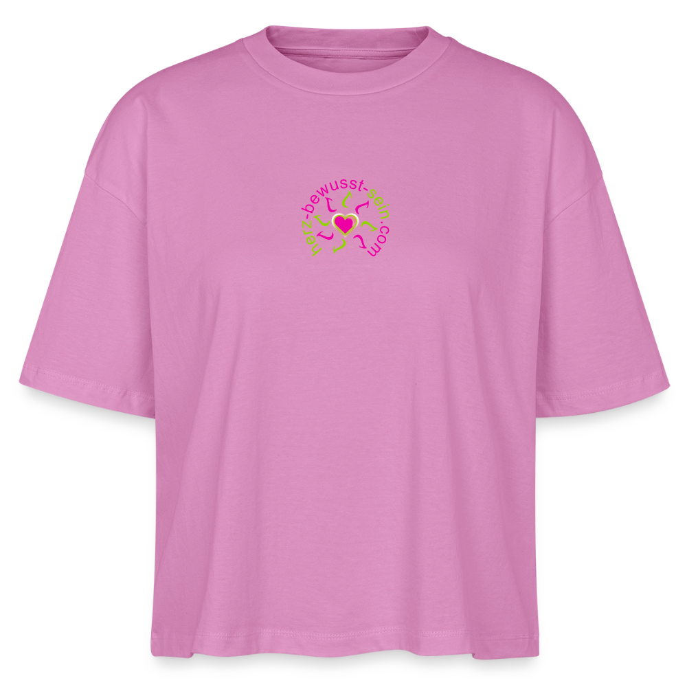 Frauen Bio-T-Shirt Nova Herz-Bewusst-Sein - Pink