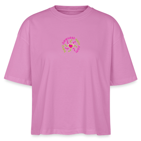 Frauen Bio-T-Shirt Nova Herz-Bewusst-Sein - Pink