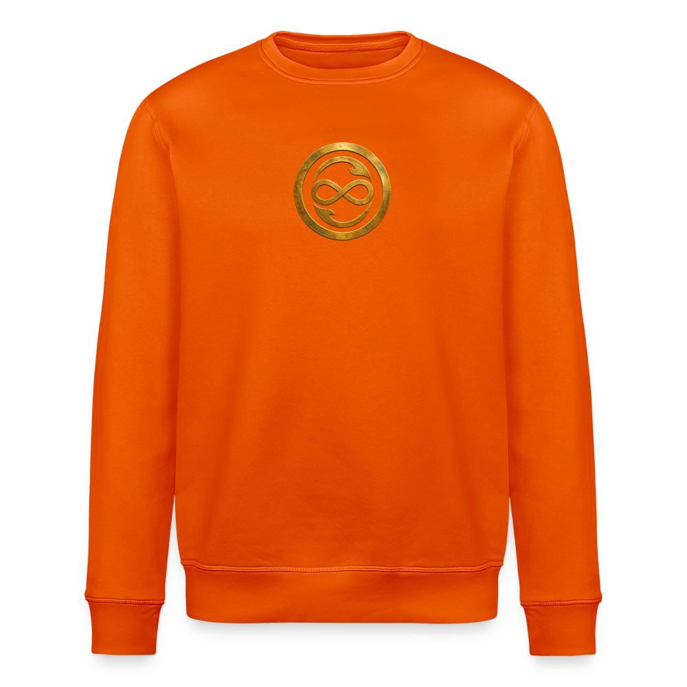 Unisex Bio-Sweatshirt ANIMA AETERNA - Tieforange