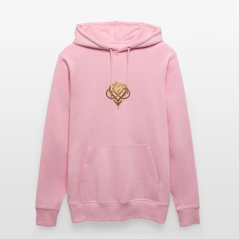 Unisex Bio-Hoodie "Agape" - Hellrosa