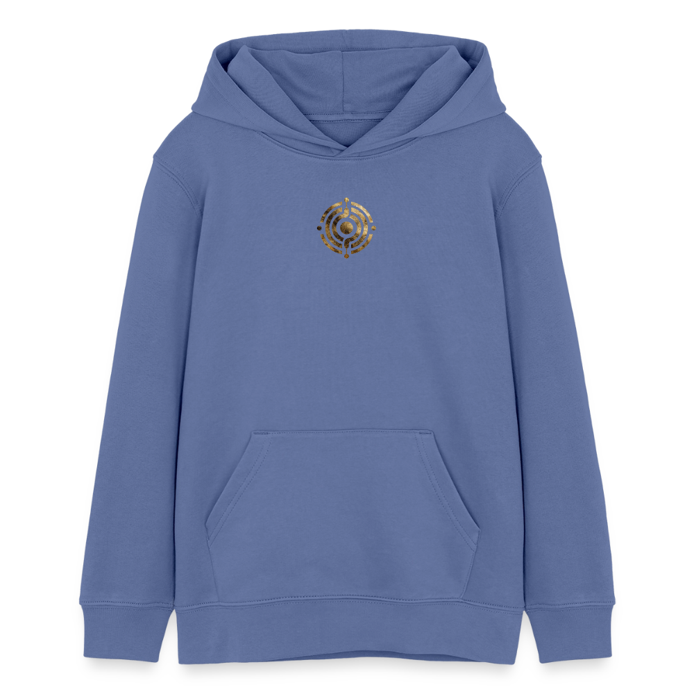 Teenager Organic Hoodie Mini Cruiser "Monade - Blau