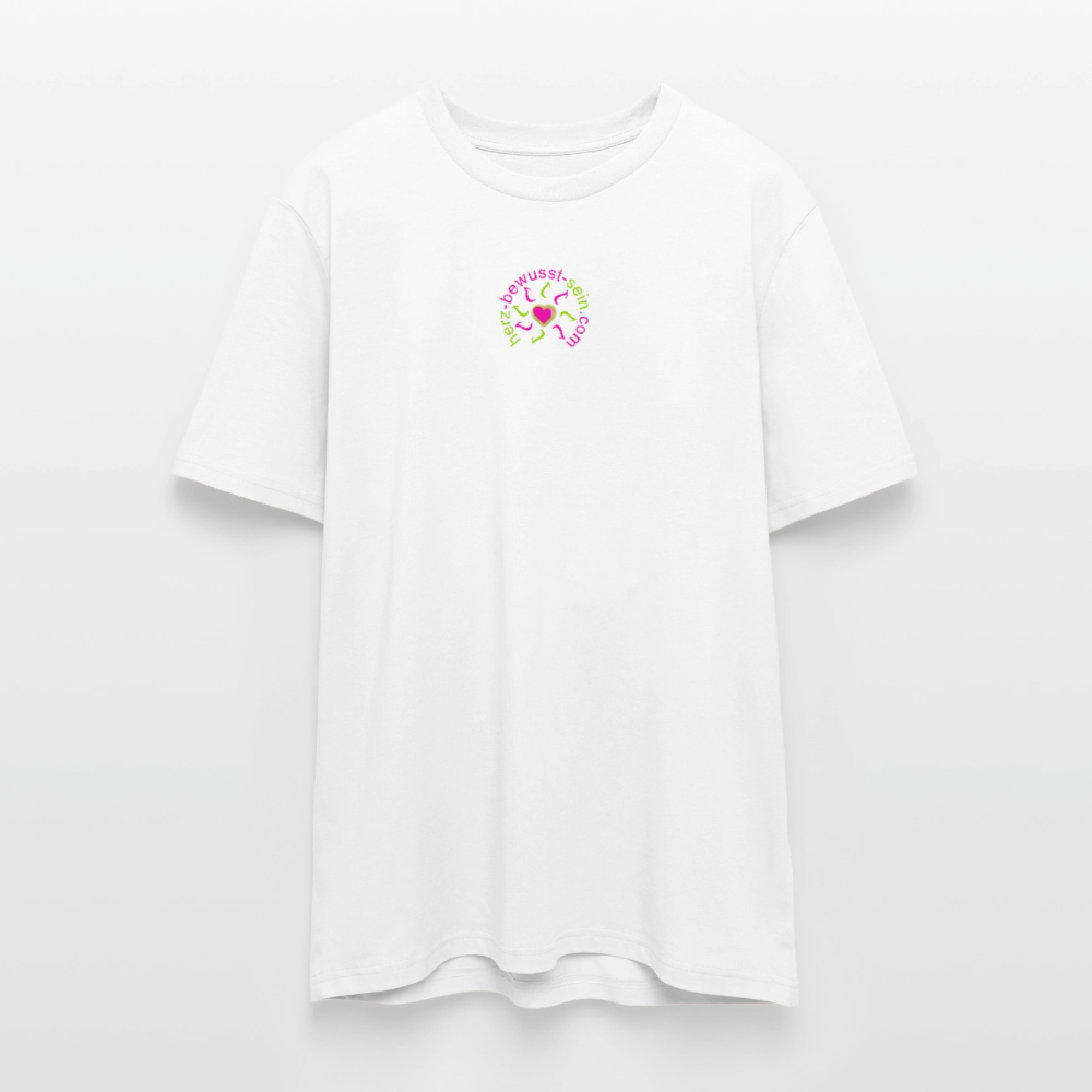 Unisex Bio-T-Shirt Herz-bewusst-sein - Weiß