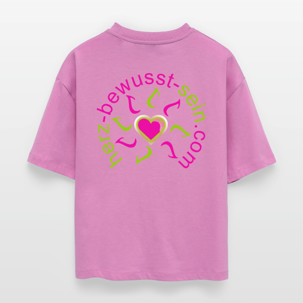 Frauen Bio-T-Shirt Nova Herz-Bewusst-Sein - Pink