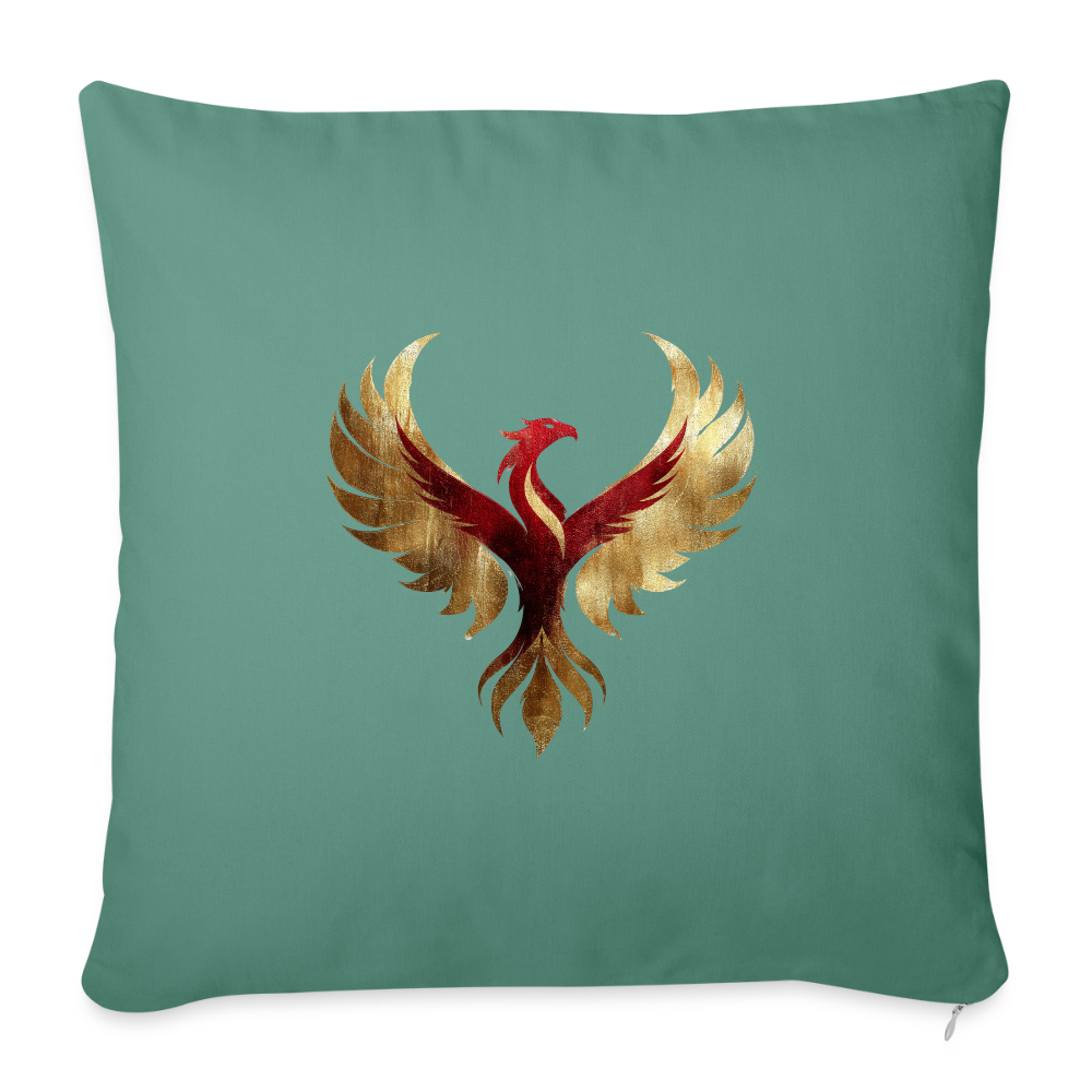 Sofakissen mit Füllung 44 x 44 cm Auferstehung - Tanngrün