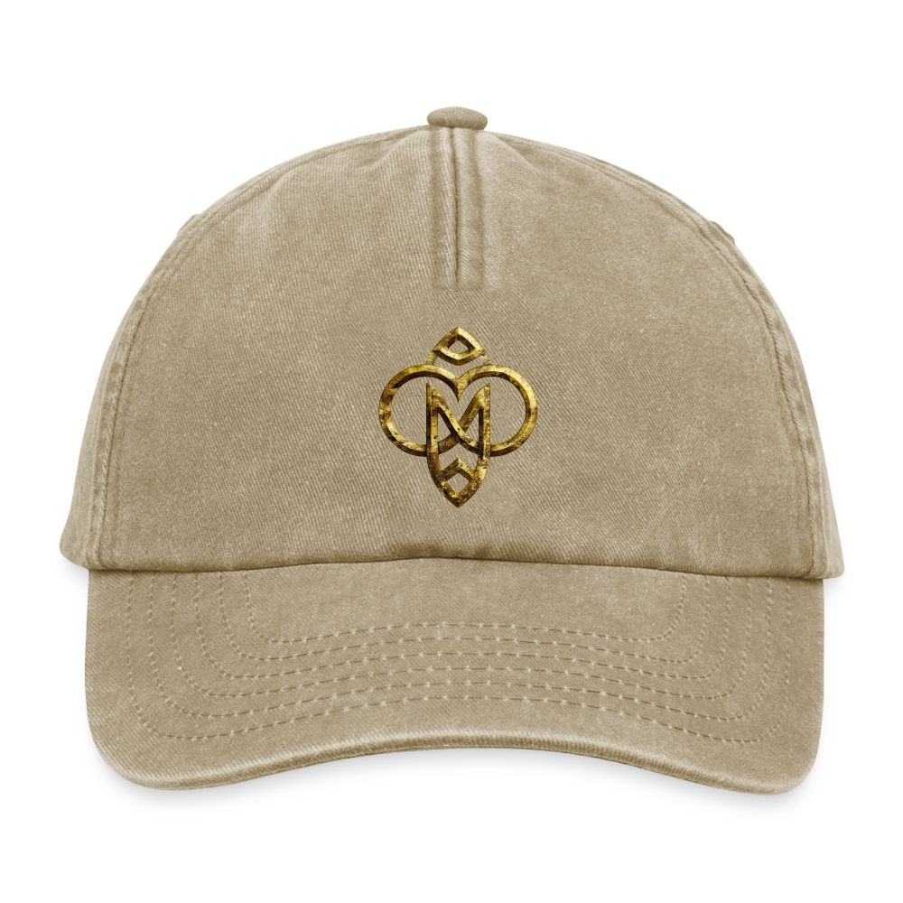 Relaxed Vintage Cap "Die höchste Monade" - Vintage Beige