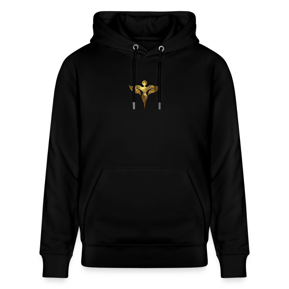 Unisex Bio-Hoodie hochwertig " Gaia" - Schwarz