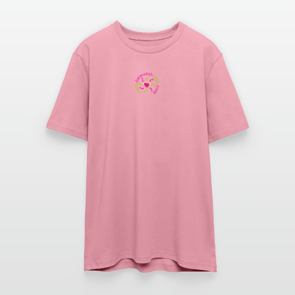 Unisex Bio-T-Shirt Herz-bewusst-sein - Lila Traum