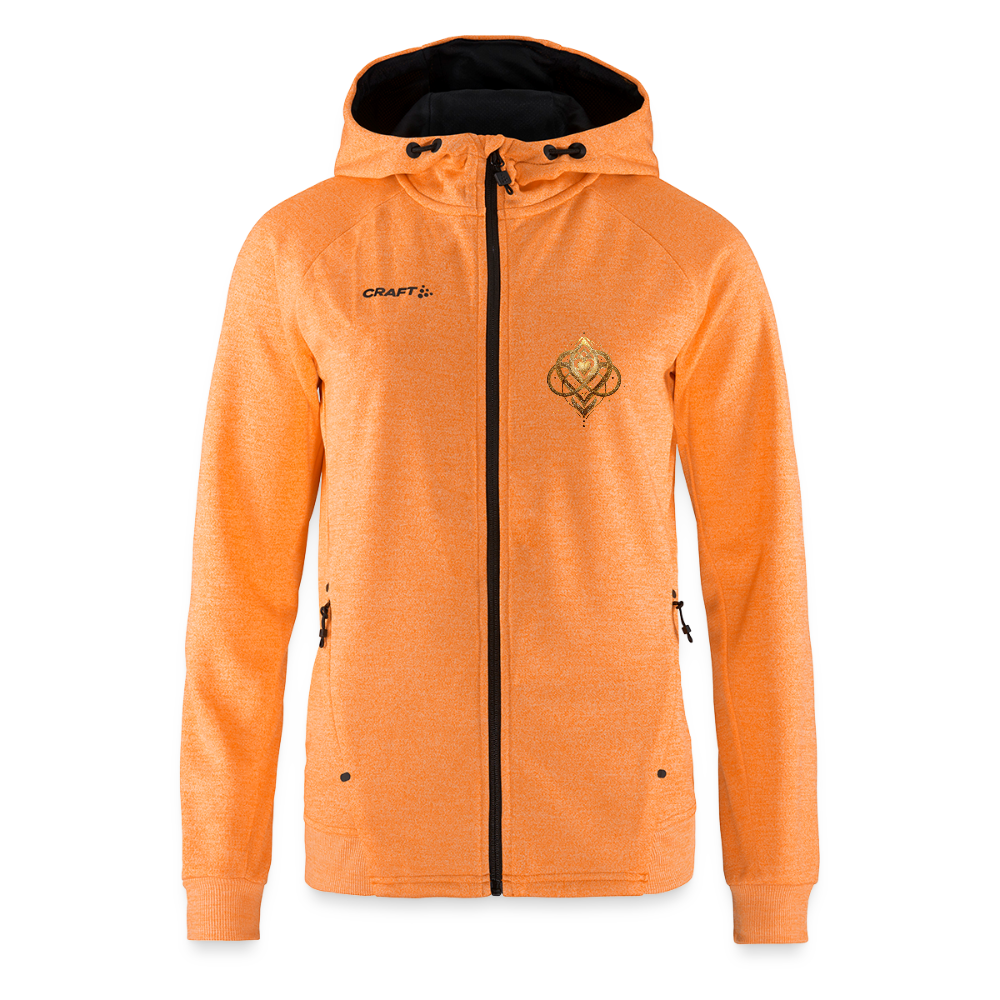 ori a déa CRAFT ADV Unify Frauen Kapuzenjacke " Agape - Hellorange meliert