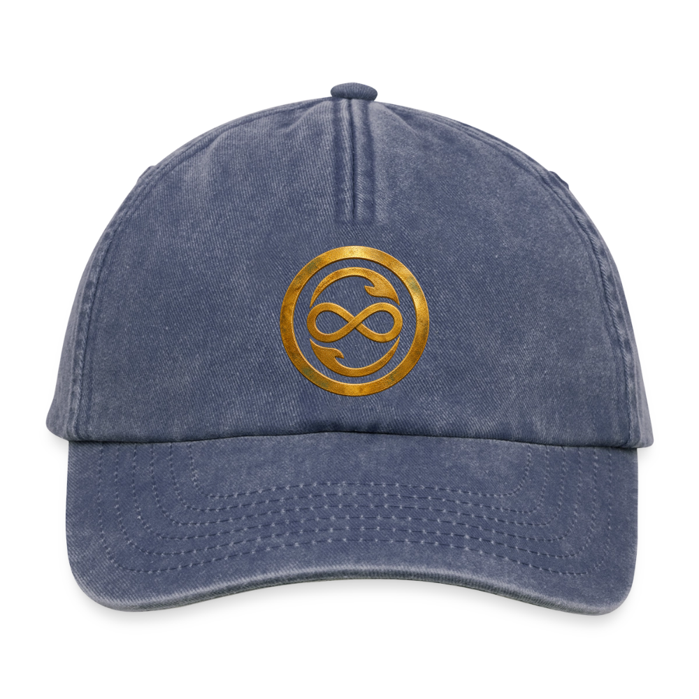 Relaxed Vintage Cap ANIMA AETERNA - Vintage Denim