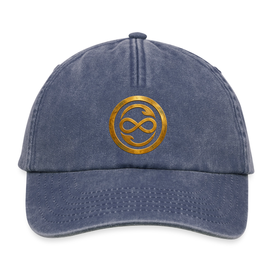 Relaxed Vintage Cap ANIMA AETERNA - Vintage Denim