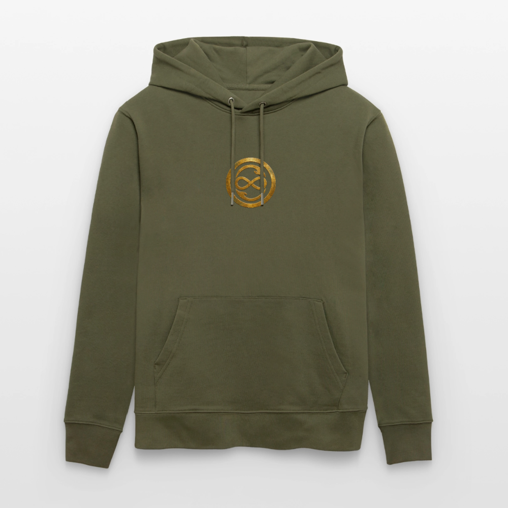 Unisex Bio-Hoodie ANIMA AETERNA - Khaki Grün