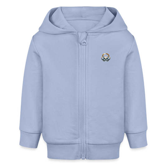 chiSign Stanley/Stella Bio Zip Hoodie BABY CONNECTOR - Sky