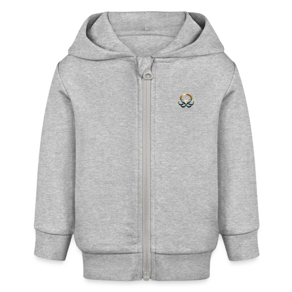 chiSign Stanley/Stella Bio Zip Hoodie BABY CONNECTOR - Grau meliert