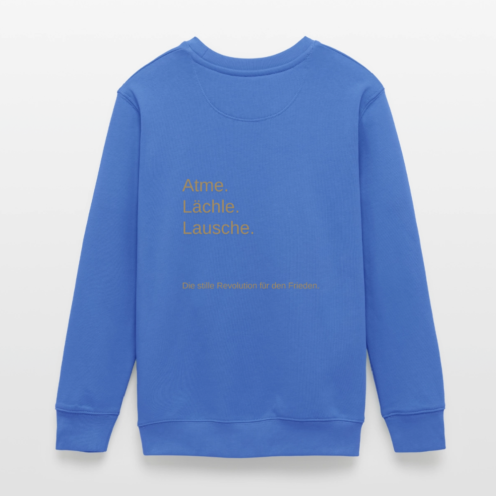 Teenager Organic Sweatshirt Mini Changer "Monade" - carolina Blue