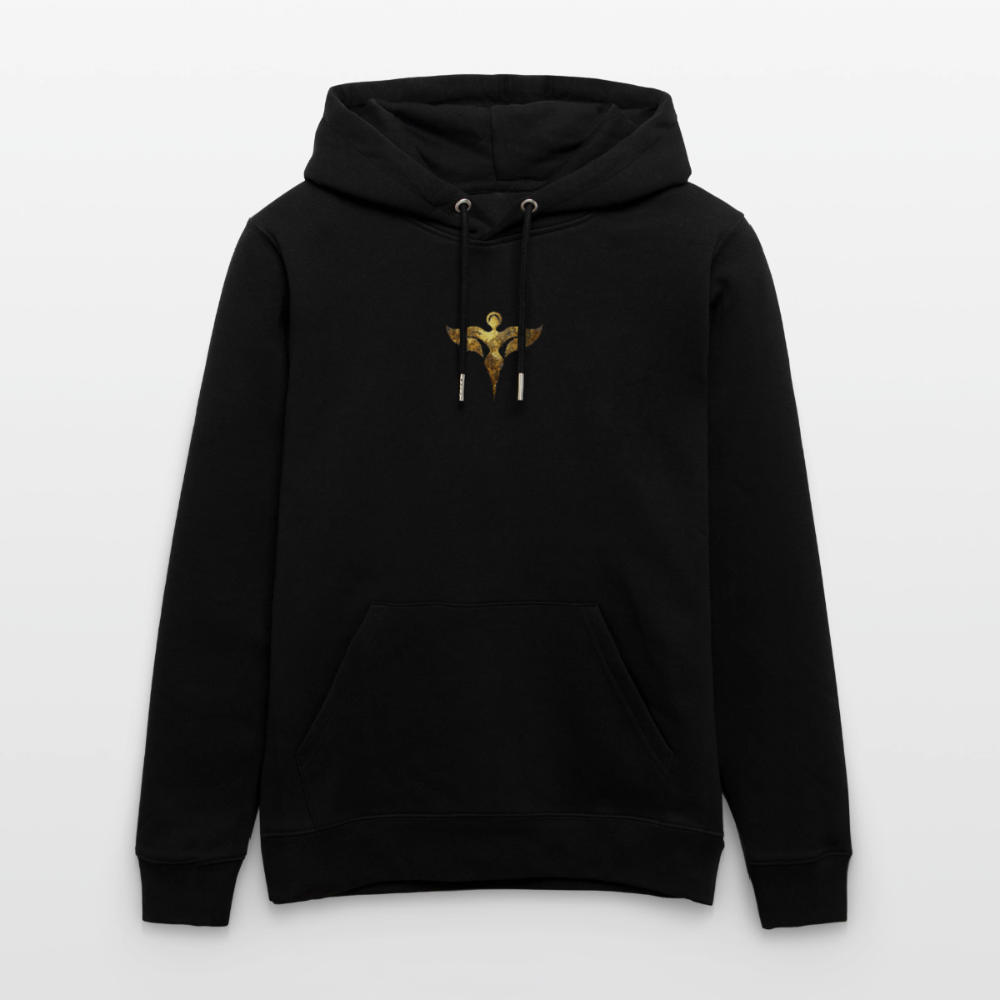 Unisex Bio-Hoodie hochwertig " Gaia" - Schwarz