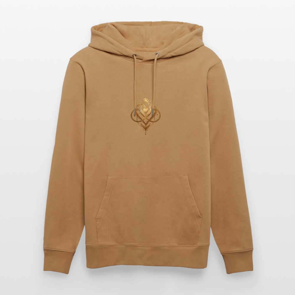 Unisex Bio-Hoodie "Agape" - Karamell 