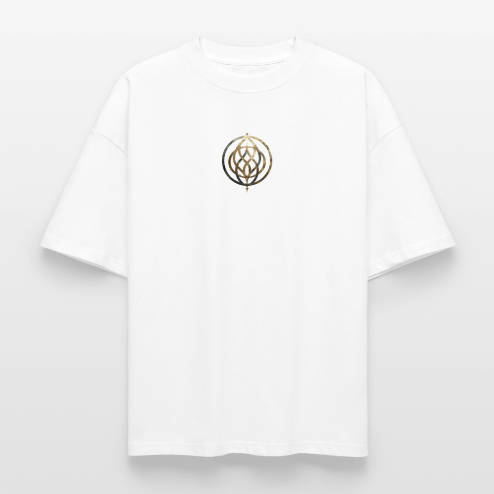 Heavyweight Unisex Bio T-Shirt „Pax Interna“ – der innere Frieden" - Weiß