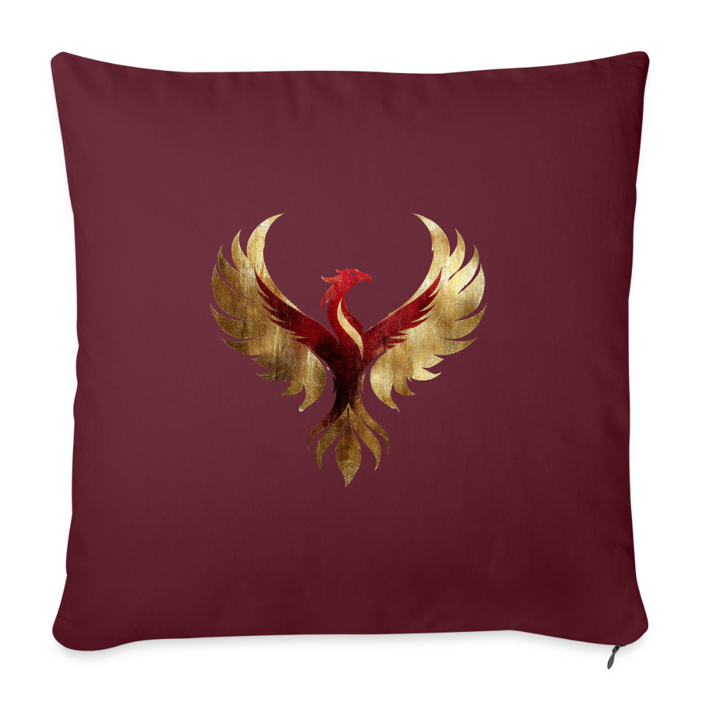Sofakissen mit Füllung 44 x 44 cm Auferstehung - Burgunderrot