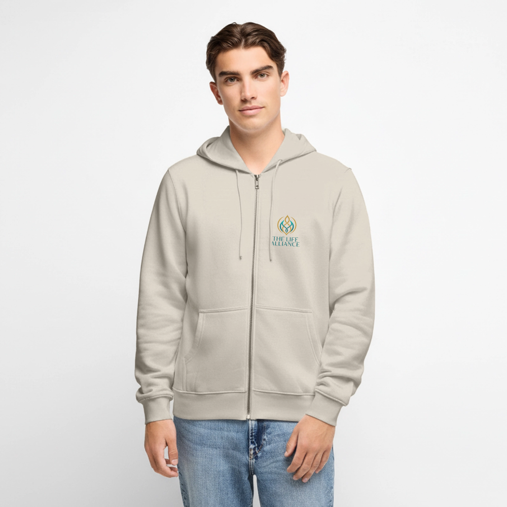 unisex Premium Kapuzenjacke THE LIFE ALLIANCE - Beige